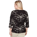 Blusa con estampado floral