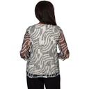 Blusa de malla con collar