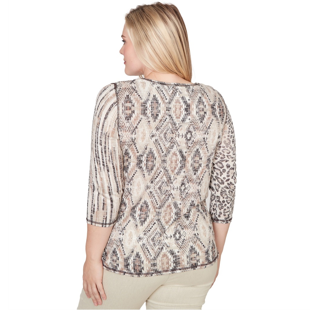 Blusa con estampado animal printe