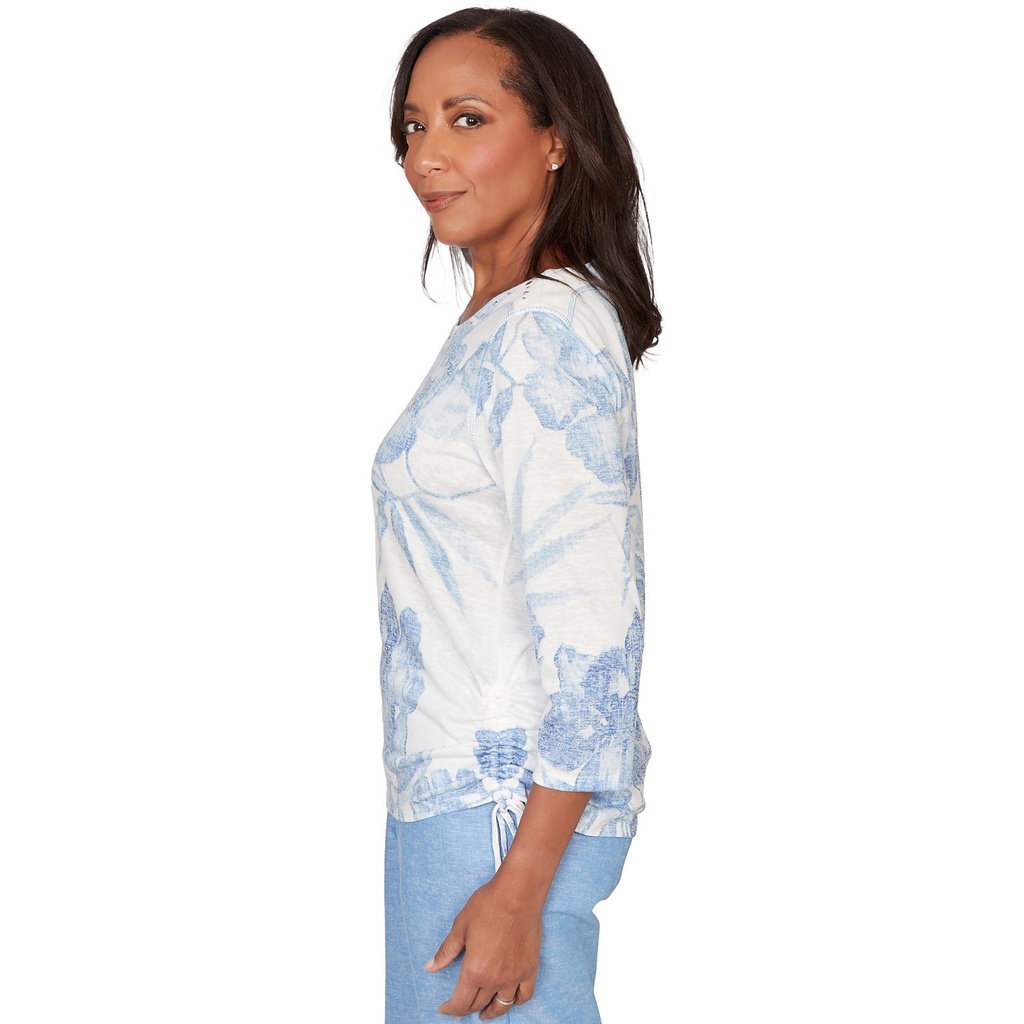 Blusa con estampado floral