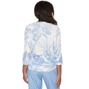 Blusa con estampado floral