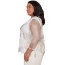 Blusa con estampado de pinceladas