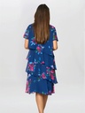 Vestido floral escalonado de Talie