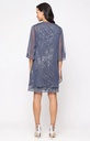 Vestido con chaqueta con estampado