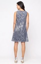 Vestido con chaqueta con estampado