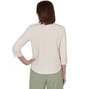 Blusa con estampado y lentejuelas