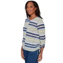 Blusa con múltiples rayas