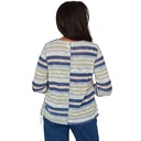Blusa con múltiples rayas