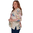 Blusa de punto con cuello en V
