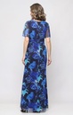 Vestido de malla con escote en V