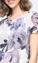 Vestido floral en capas