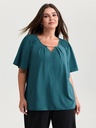 Blusa de hombros fruncidos