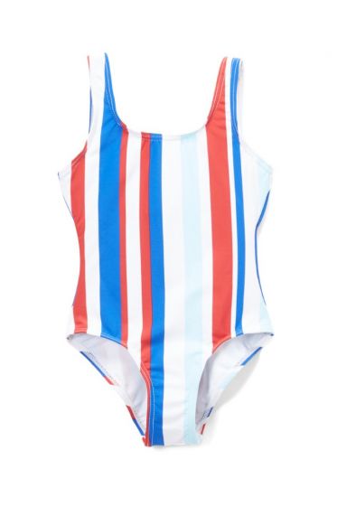 Traje de baño para niña a rayas Izzy
