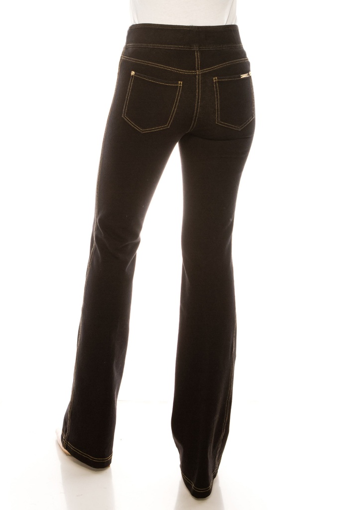 Jeggings de corte bota