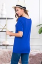 Blusa Cuello Redondo Manga Corta