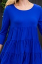 blusa con volonates acampanada