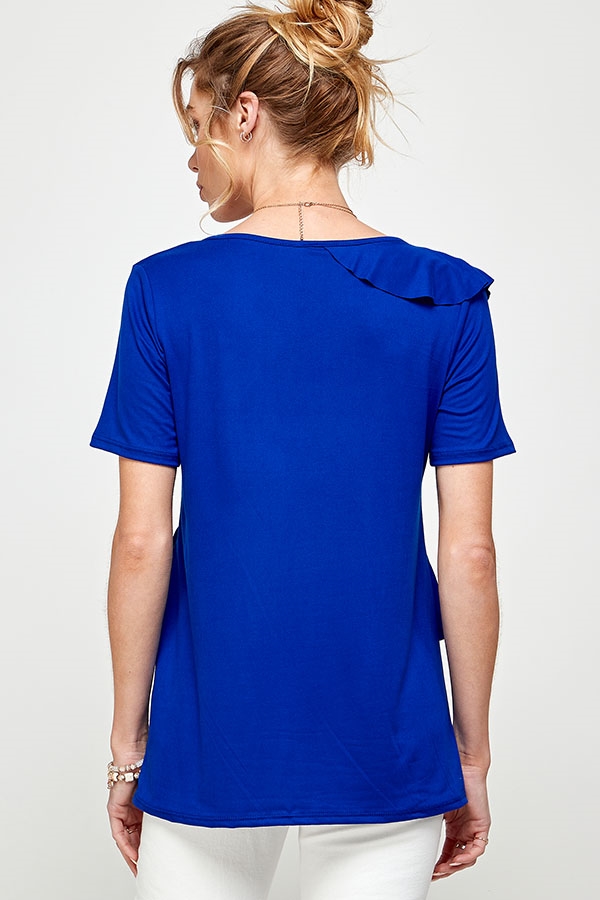 Blusa mangas cortas