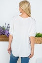 Blusa animal print con hilos dorados