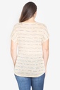 Blusa tejida de manga corta Twist
