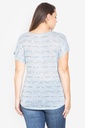 Blusa tejida de manga corta Twist