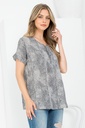Blusa con cremallera en el frente