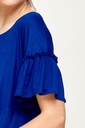 Blusa magas cortas y volantes, Royal