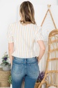 Blusa con escote surplice