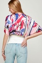 Blusa cruzada con cintura entallada