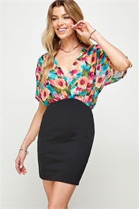 Vestido corto Romance