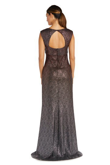 Vestido largo con espalda descubierta
