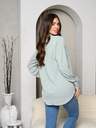 Blusa de mangas largas con bolsillos delanteros