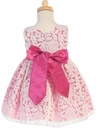 Vestido de tul con diseño floral