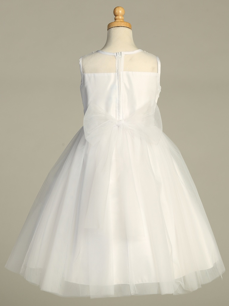 Vestido de tul bordado y lentejuelas