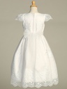 Vestido largo de tul bordado