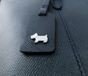 Bolso de cuero con cremallera