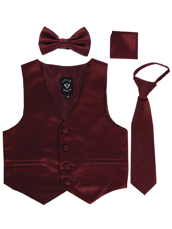 Conjunto de chaleco de 4 piezas