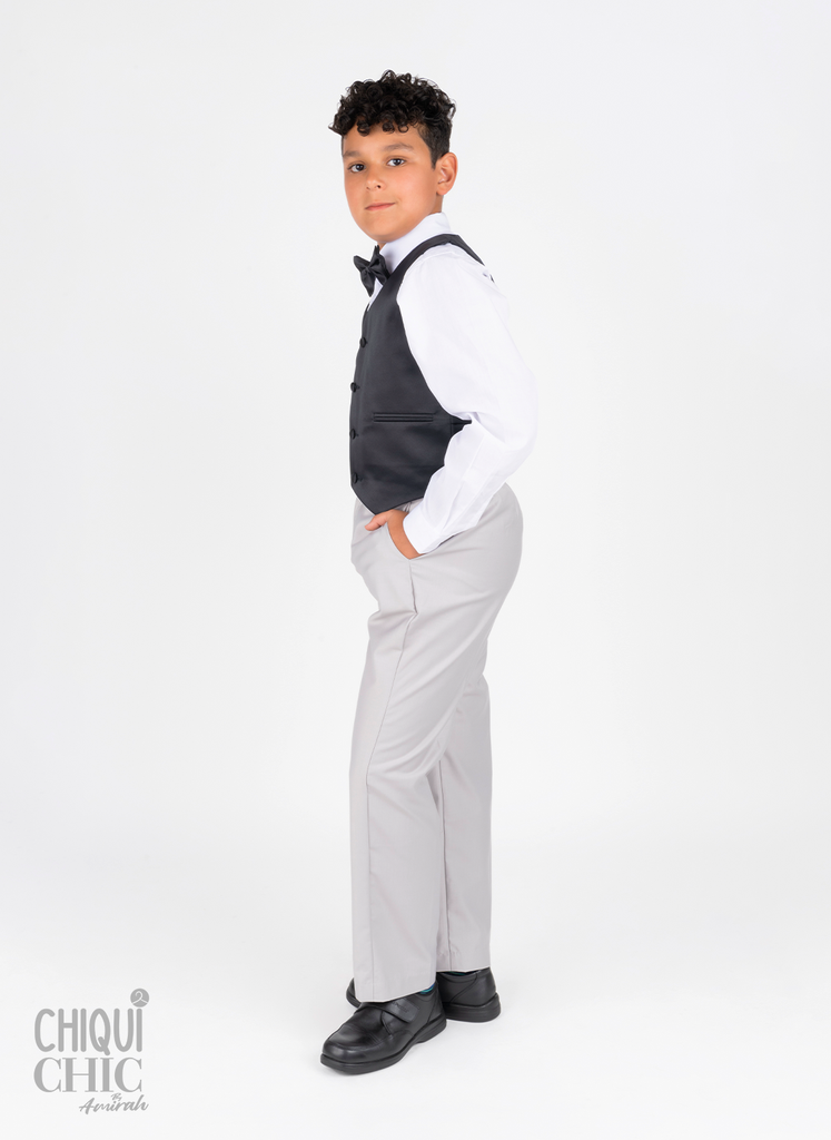Conjunto de chaleco de 4 piezas