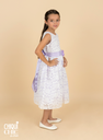 Vestido de tul con diseño floral