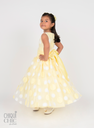 Vestido de tul con lunares brillantes