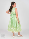Vestido de tul con diseño floral
