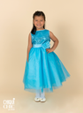 Vestido de lentejuelas con tul Glitter