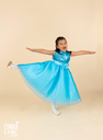 Vestido de lentejuelas con tul Glitter
