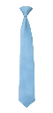 Corbata con clip de raso