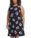 Vestido recto con estampado floral
