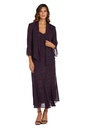 Vestido formal con chaqueta de chiffon