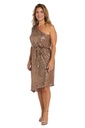 Vestido formal con un solo hombro