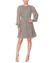 Vestido con aberturas Ditsy floral