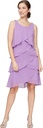Vestido de gasa a capas