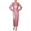 Vestido midi de satén