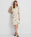 Vestido floral de punto